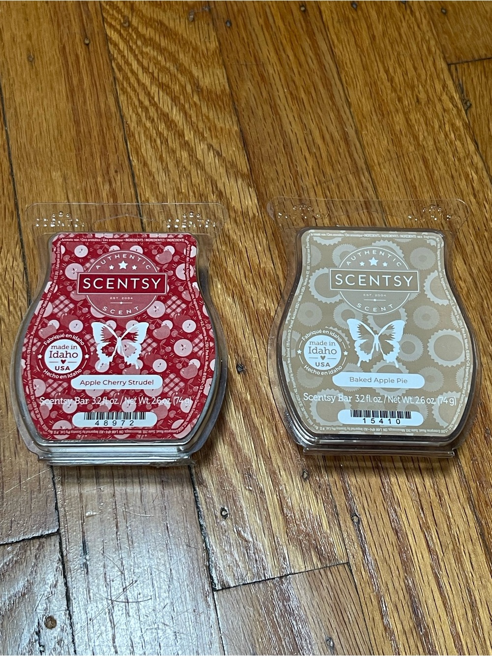 Scentsy Apple Cherry Strudel & Baked Apple Pie Scented Wax